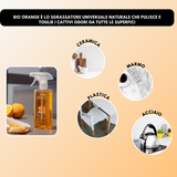 bio Orange 750ml+3 panni in carbonio 50x40 e spugnetta double face