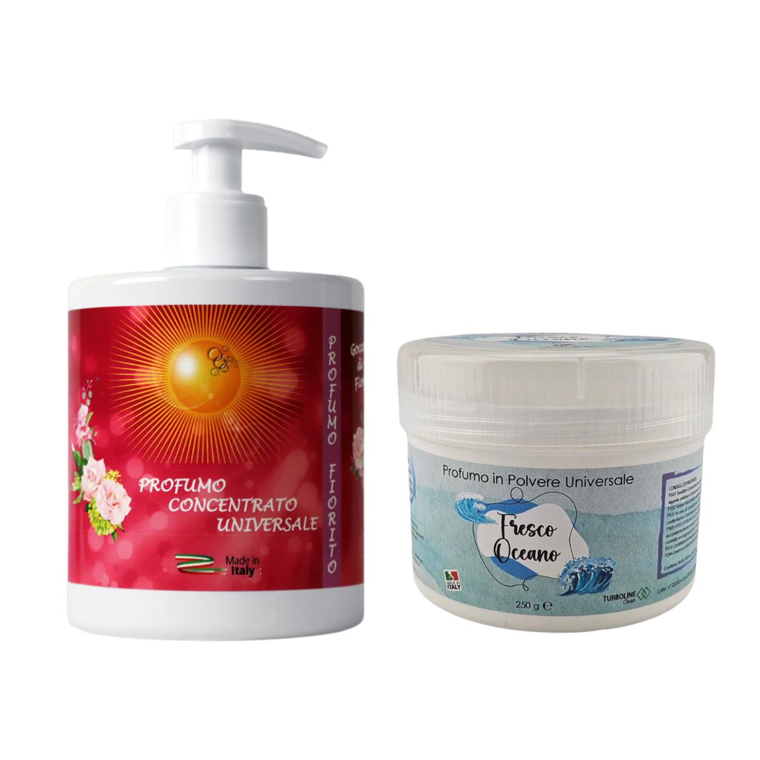 Kit Profumo Concentrato Liquido e Polvere