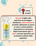 sigillo idrorepellente - per proteggere le superfici da calcare, muffa e per ritardare lo sporco