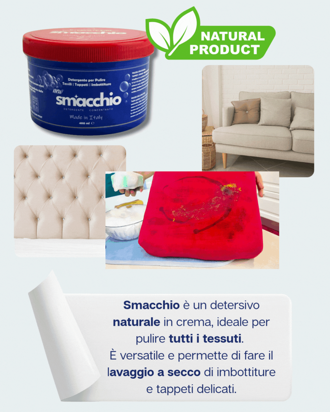 Smacchio 400ml + 2 Wow clean 101