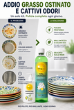 Kit Cucina Completo Made in Italy | Gel Lavapiatti + Gel Lavastoviglie Concentrati | Dosatore in Omaggio