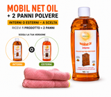 Mobil Net Oil + 2 Paños Polvo