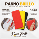 Panno Brillo 3 Panni 40x40 + Bio Orange Sgrassatore 500ml | Turboline