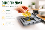 Gel Lavastoviglie Concentrato 1L Made in Italy | Fino a 50 Lavaggi | Formula in Gel Turboline