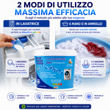 Smacchiatore in polvere con ossigeno attivo per bucato (bianco brillante) | Turboline | smacchione |