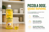 Gel Lavastoviglie Concentrato 1L Made in Italy | Fino a 50 Lavaggi | Formula in Gel Turboline