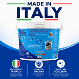 Smacchiatore in polvere con ossigeno attivo per bucato (bianco brillante) | Turboline | smacchione |