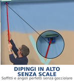 Turbo Painter – Complete kit for painting walls, corners and ceilings without drips 