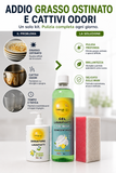 Kit Gel Lavapiatti Concentrato 1L Made in Italy | Dosatore + Spugna in Omaggio