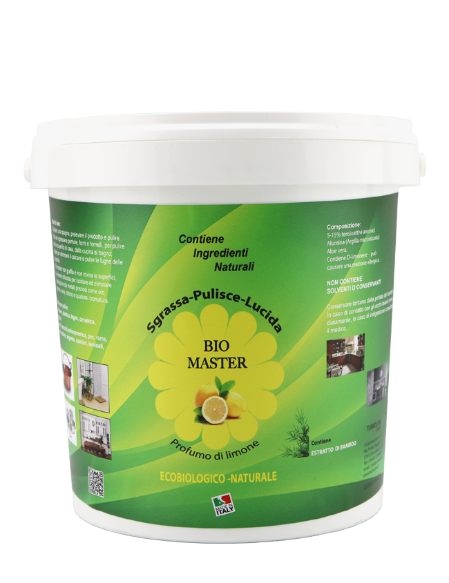 Bio Master Pasta Protettiva - Sapone Detergente - Turboline Clean - 4k /  Limone