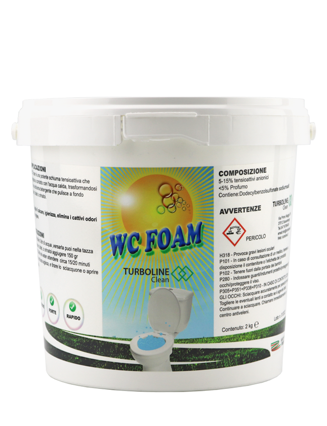 WC Foam surfactant foam - Turboline Clean - 2000 g